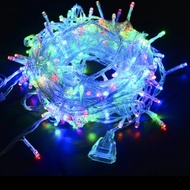 Lampu Natal LED / Lampu Tumbrl Lampu Hias Kelap Kelip 10 Meter 10M