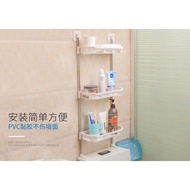 3-Tier Toilet Rack, Toilet Tissue, Soap, Multipurpose Kitchen Spice Holder