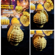Thailand Amulet 挡灾护身手榴弹 9449