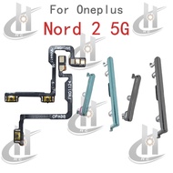 For Oneplus Nord 2 5G DN2101 DN2103 Power Volume Side Button Flex Cable Keys button on off volume up