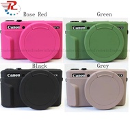 Soft Silicone Rubber Camera Protective Case For Canon G7X2 G7X Mark ii