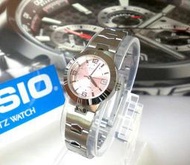 經緯度鐘錶 【CASIO手錶】典雅圓型 粉紅色 淑女指針錶 CASIO公司貨保固【超低價699】LTP-1241D-4A