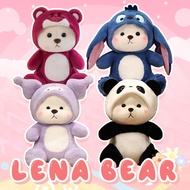 Strawberry Bear Plush Toy Stitch Stuffed Toy Lena Bear Plush Birthday Gift Christmas gifts for kids