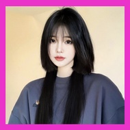 [TẶNG LƯỚI] Tóc giả nữ nguyên đầu mái hime dài 65cm - TG001