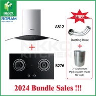 [ Bundle Sales ] ROBAM A812 Chimney Hood+ B276 Gas Burner