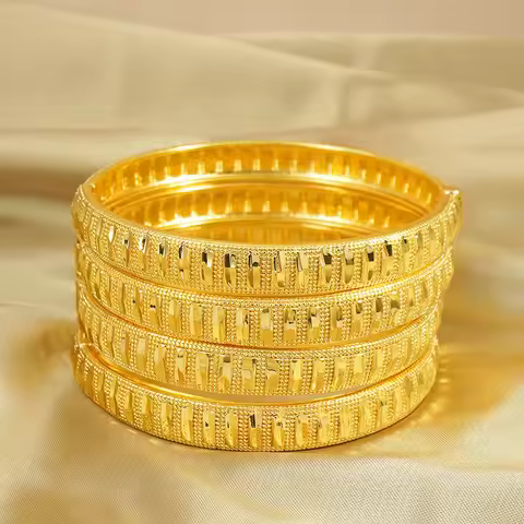 9999 gold Dubai glossy bracelet, Arabian, Middle East, Africa, Ethiopia, moon embroidery bracelet, b