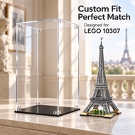 Clear Acrylic Display Box for Lego 10307 Eiffel Tower Landmark Display Box Dustproof Protection