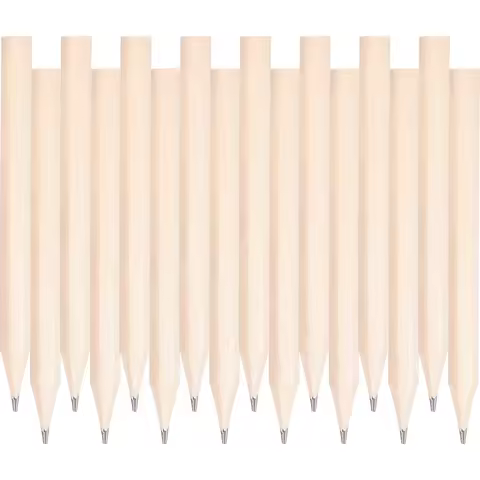 50pcs Short Pencils 0.7 Wooden Pencils Kids Writing Pencils Mini Pencils Round Pencils For Preschool