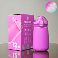 AquaFlask (12oz Spout/Straw Lid) Mallows Kids Collection Water Bottle Leak-Proof Tumbler