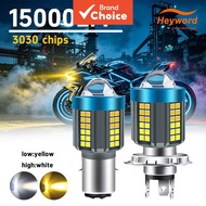 Heyword H4 H6 BA20D LED   Heyword H4 H6 BA20D Lampu Utama LED Motosikal Dwi-Warna Putih Kuning Hi/Lo