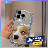 Compatible For iPhone case 11 Eye-rolling dog Soap casing Pro Max XR X Xs 15 13 12 14 Max drop-proof and shock-proof 7 8