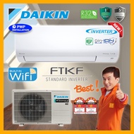 Daikin 1HP/1.5HP/2HP/2.5HP R32 Standard Inverter Air Conditioner FTKF Series (FTKF25B / FTKF35B / FTKF50B / FTKF71B)