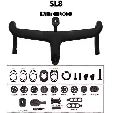 T1000 Carbon Handlebar for SL7/Sl8/Venge Road Bicycle Full Internal Cable Routing Integrated Cockpit
