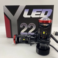 ไฟหน้า LED รุ่น Y19 & Y22 H4 สำหรับรถพวงมาลัยขวา (RHD) แสงสว่างสูง 6500K ติดตั้งง่าย กันน้ำ