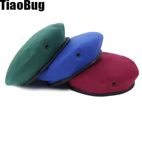 Adults Army Berets Army Style Cap Beret Hats Breathable Adjustable Berets for Men Women