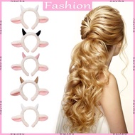 NAV Plush Sheep Ear Hairhoop Furry Ear Headband Cosplay Costume Christmas Party Lovely Headdress Adu