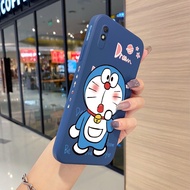 Yiเวปไซต์สำหรับ Xiaomi MI Redmi 9Aเคสกีฬาการ์ตูนน่ารักลายแมวโดราเอมอนสำหรับ Xiaomi MI Redmi 9AT 9i เคสโทรศัพท์ซิลิโคนลายสี่เหลี่ยมฝาหลังเต็มตัวเคสใส่กล้องกันกระแทกเคสนิ่ม