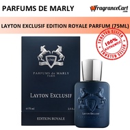 Parfums de Marly Layton Exclusif Edition Royale Parfum for Unisex (75ml) PDM Royal Exclusive Men Women EDP Navy Blue [Brand New 100% Authentic Perfume FragranceCart]