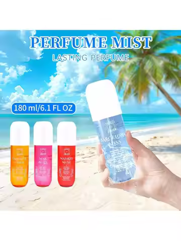 6.1fl.oz Hair & Body Fragrance Mist for Women - Long-Lasting Perfume,It contains fragrances of jasmi