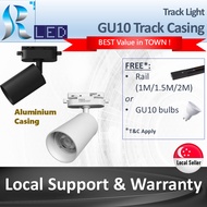 LED Track Light: GU10 Casing + Bulb