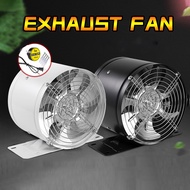 【Original+24hours delivery】4"exhaust fan straight tube fan 7 blade all iron exhaust fan