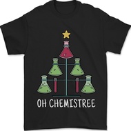 2025 gift for friends waffle shirt Oh Chemistry Funny Christmas Science Xmas Mens T-Shirt 1 Cotton x
