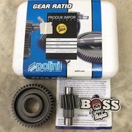 DERADUAJI Secondary Gear Ratio Polini Iget Vespa Sprint Primavera GTS S LX