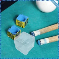 [AhagexaMY] Clear Snooker Chalk Box PP Holder Portable Lightweight Game Accessories for Pool Cue Mai