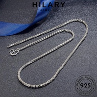 HILARY JEWELRY 純銀項鏈 Necklace Rantai Pendant For Original Perempuan Perak Women Accessories Cylinder Sterling 925 Chain Silver Leher Simple Korean N1023