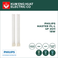 [PACK OF 2] PHILIPS MASTER PL-L 18W 4P 2G11 (830/840/865) - CONVENTIONAL BULB SERIES