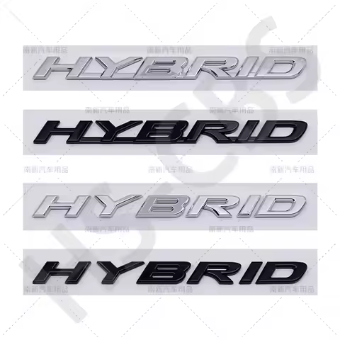ABS Oil Electric Hybrid Vehicle Logo Car Rear Trunk Emblem Badge For Lexus RX270 RX350 CT200H GX400 
