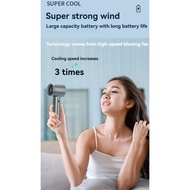 M11 High Speed Handheld Fan Turbine Handheld Violent Fan Roller Steerless Adjustable Mini Fan Outdoo