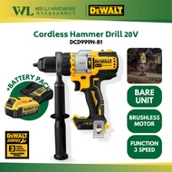DEWALT DCD999N-B1 20V Brushless Cordless Hammer Drill / DEWALT Cordless Drill / Hammer Drill Heavy D