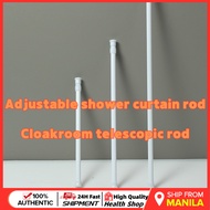 NEW EXTENDABLE TENSION SHOWER CURTAIN ROD Multifunctional telescopic coat and hat rod