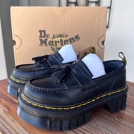 🌈 全新現貨🌈Dr.martens Audrick nappa lux 真皮樂福流蘇鬆糕厚底鞋 女款 黑色