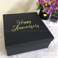 - "Happy Anniversary" Gift Box - black
