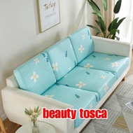 cover sofa jok sarung sofa dudukan balok bentuk persegi elastis 1 2 3 - beauty tosca, 1 seater (E1U8) selimut sofa ruang tamu cover sofa bed waterproof pelindung sofa anti air cover sofa bed pelindung sofa tamu sarung pelindung sofa kain pelindung kursi