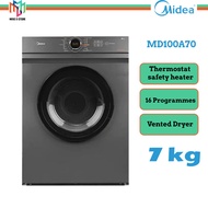Midea Dryer Dryer Vented Black (7kg) MD100A70