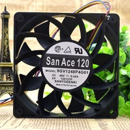 YY ORIGINAL 12CM 12025 9GV1248P4G01 48V 0.42A 4WIRES COOLING FAN