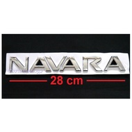 1 Piece LOGO NISSAN FRONTIER NAVARA D21 D22 D40 1989-2017 Sticker 28 Cm Rear Letters