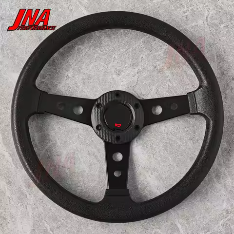 PU Aftermarket Steering Wheel Classic Racing Sports Car Tuning Wheel Volante PC-ST06