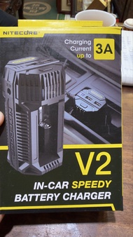 NITECORE V2汽車雙車載充電器3A快充車用旅行多電池充電器