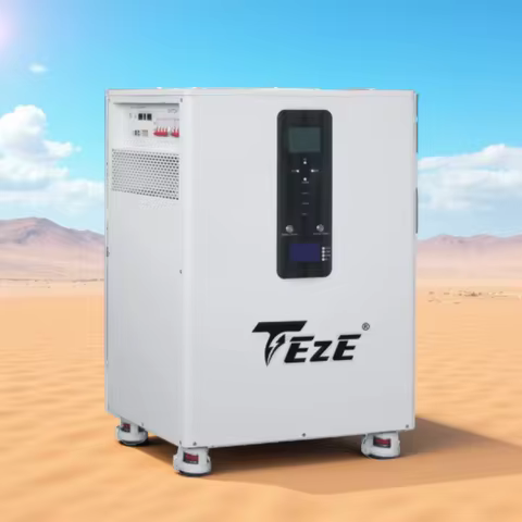 TEZE 30KWH 20KWh 15KWh 48V Powerwall LifePo4 Battery 51V All In One Built-in MPPT&Inverter 10KW Powe