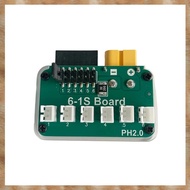 [K U Y G] Multi-Function Battery Charging Hub OSH 6-Port 1S Smart Charger Board for RC Drone Batteri