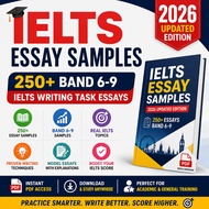 IELTS Essay Samples 2026 Updated- 250+ Band 6-9 IELTS Writing Task Essays PDF