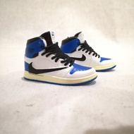 3D SNEAKERS KEYCHAIN MINIATURE AIR JORDAN 1 AJ1 TRAVIS SCOTT FRAGMENT