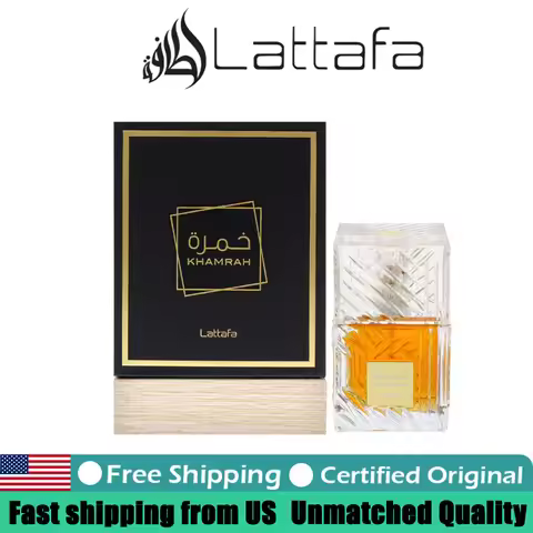 Lattafa Khamrah Eau de Parfum Spray 3.4 Ounce Premium Arabian Perfumes 100 ML Lasting Oriental Spicy