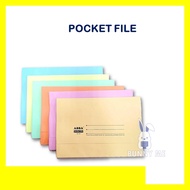 ABBA 222 POCKET FILE / MANILA CARD POCKET FILE