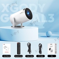 XGODY Gimbal 3 Mini Smart Proyektor Portable 180 Degree Adjustable Android 11.0 1080P 4K UHD WiFi6 B