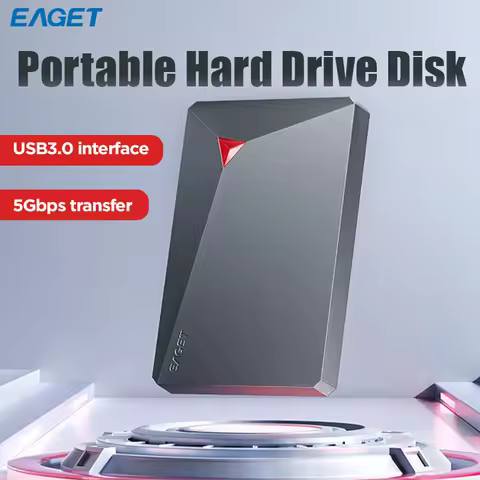 Eaget G22 5Gbps Portable External Hard Drive 250G 320G 500G 1TB Hard Disk USB3.0 External HDD Compat